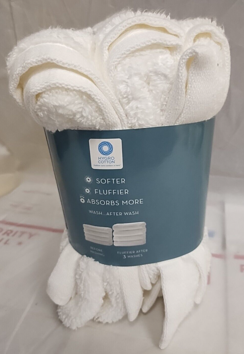 Charisma 100 Hygrocotton 3piece LUXURY Hand Towel Set WHITE eBay