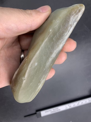 Chinese Qiemo Nephrite Jade Rough Rock Large Candy Sugar Jade 255g - Picture 11 of 17