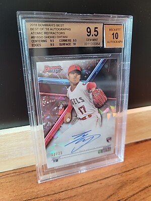 大谷翔平 2018 Bowman's Best 1998 Performers Shohei Ohtani 2018 Bowman's Best #98BP-SO 1998 Best