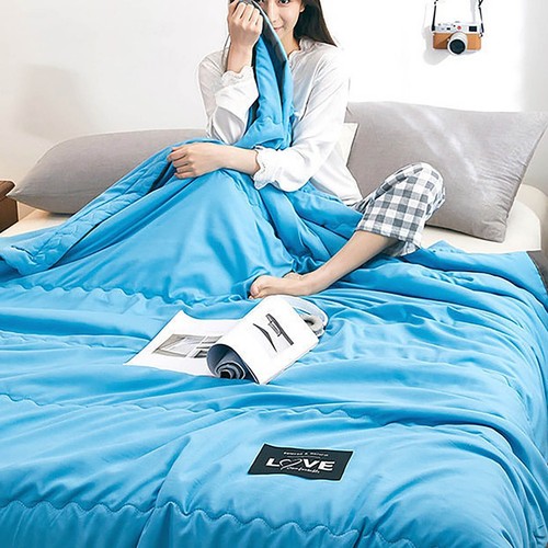 Ice Blanket Summer Lightweight Cooler Quilt Double Cold Effect Blanket US - Picture 18 of 38