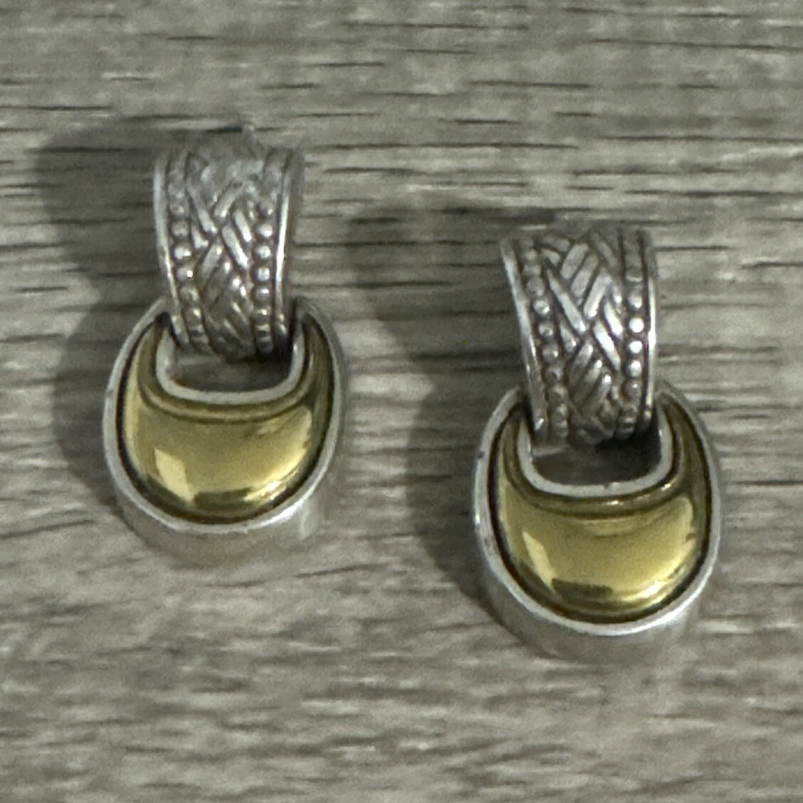 Brighton Travis Door Knocker Two Tone Stud Dangle… - image 2