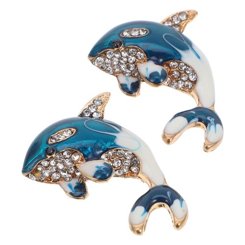 2pcs Phone Shell Decor Mobile Phone Case Sticker Crystal Rhinestones Decoration - 第 12/12 張圖片