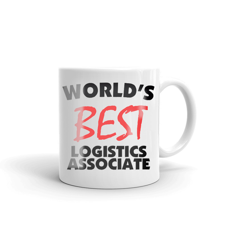 World's Best Logisctics Associate Coffee Tea Ceramic Mug Office Work Cup Gift