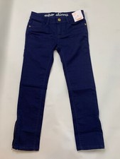 Gymboree Prep Perfect Navy Blue Jeans Pants Zipper Ankle 7 NEW