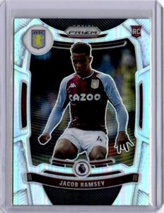 2021-22 Panini Prizm Premier League  JACOB RAMSEY Silver RC Aston Villa Card