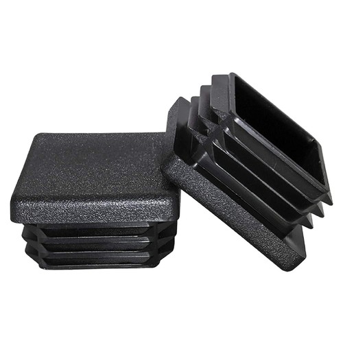 Square Plastic Blanking End Caps Tube Insert Plug Furniture Chair Block Protect - Picture 10 of 14