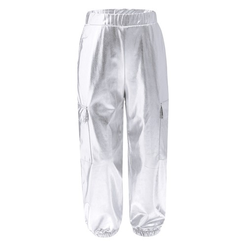 Unisex Kids Dancewear Pockets Trousers Athletic Pants Harem Tracksuit Street - Picture 12 of 127