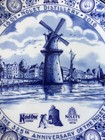 Royal DELFT~1653 KETEL ONE VODKA~11”Wall Plate Windmill~325yrs Nolet Holland~LkN — photo 2