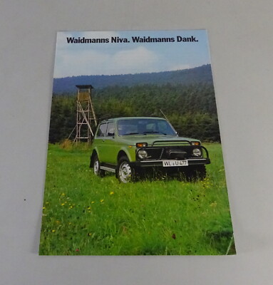 Brochure Lada Niva 21219 Transitional Model Year 1991 - 1994