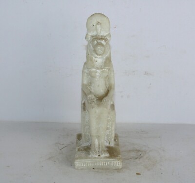 Rare Egyptian Antique Alabaster Statue of Sekhmet Egyptian mythology BC