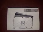 Ridge white Carbon Fiber Wallet Rfid Blocking Minimalistic free ship