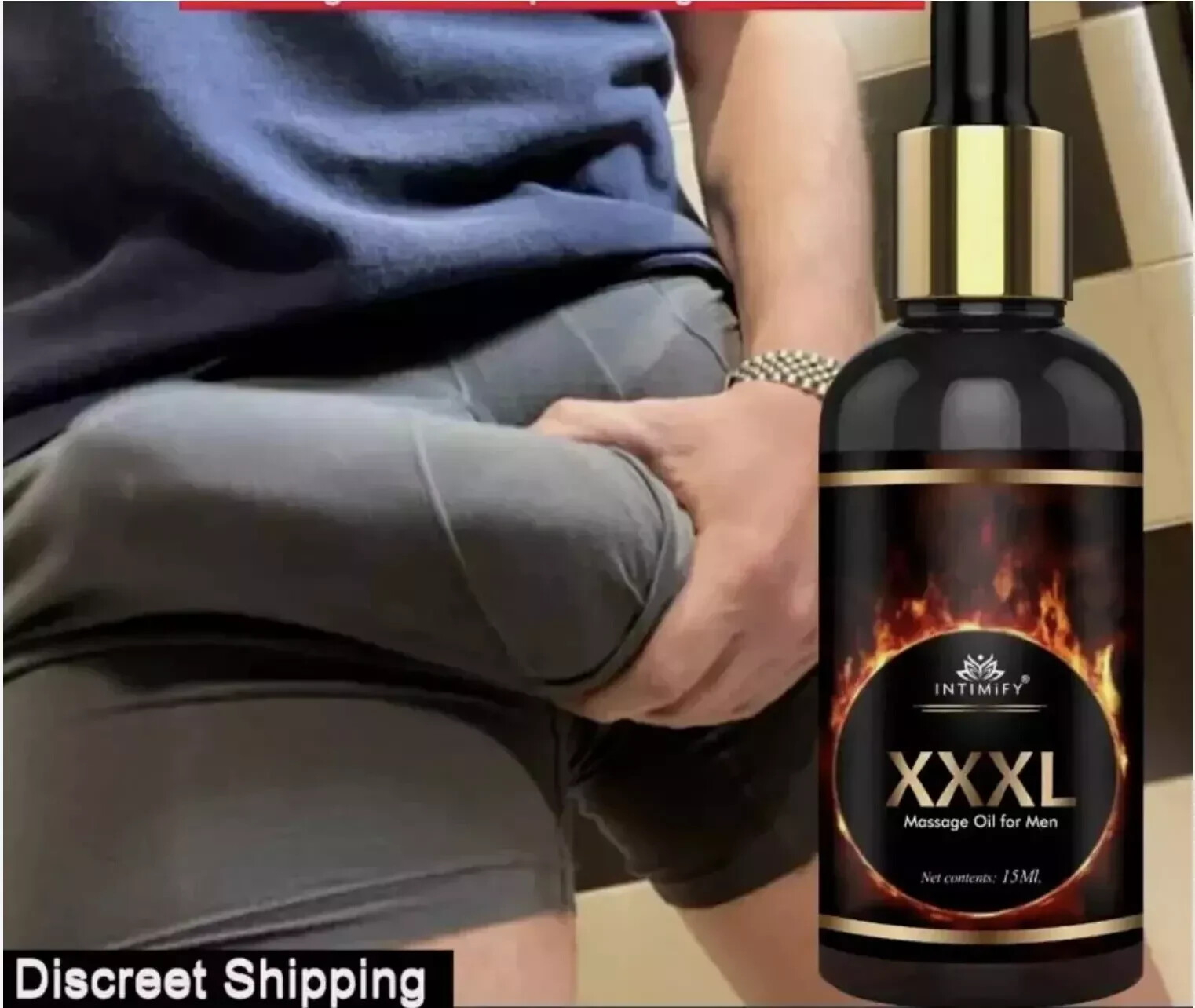 Male Natural Enlarger OIL Big &Thick Growth Faster XXXL Enhancement Gel 15ml Oil