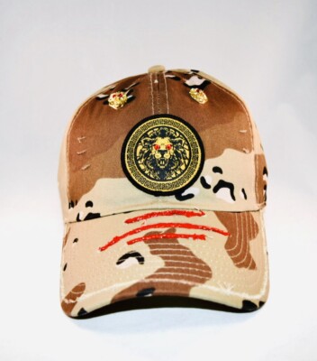 Damier Langevinè® Trendy Designer Baseball Cap Damier Langevinè® Trendy Distressed Black Designer Baseball  main image 4