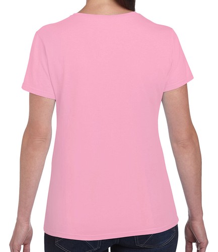 Gildan Ladies Heavy Cotton T-Shirt Cap Sleeves Tee Soft T Shirt Semi Fitted TOP - Picture 20 of 32