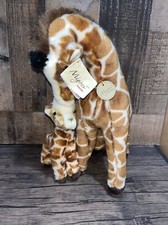 Aurora World 14" Miyoni "Giraffe with Calf" Plush stuffed animal NWT