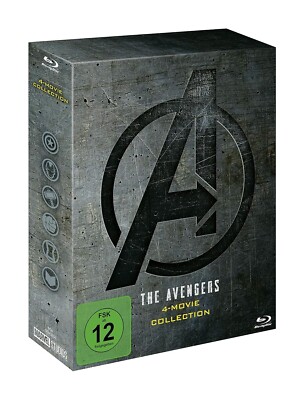 The Avengers 4-Movie Collection (Blu-ray, 2020, 5 Discs) - Deutsch
