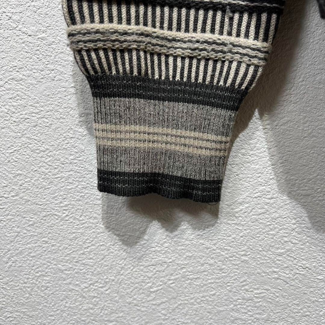 Vintage 90's LQ Y's for men Yohji Yamamoto Wool Striped Turtleneck