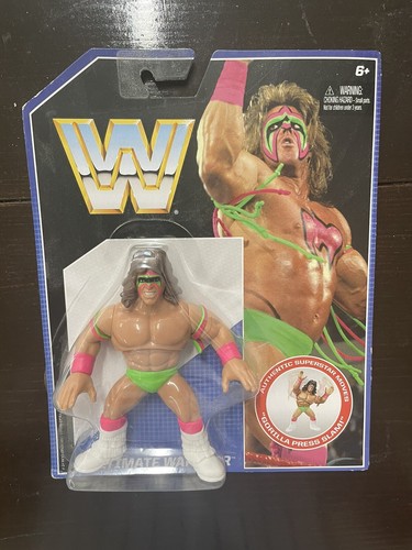 WWE Ultimate Warrior Retro Figure Series 1 2016 Ma...