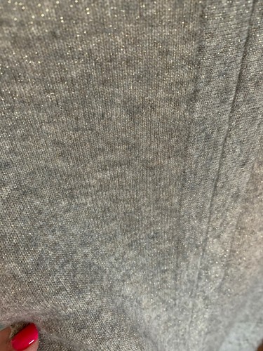 EUC DONNA KARAN Beige Kaschmir Strickjacke Gr. S/P - Bild 8 von 9