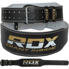RDX Weight Lifting Belt Gym Fitness, Cowhide Leather, 10 Adjustable Holes