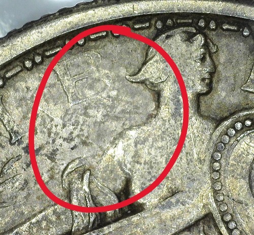 1917-S Type 1 Standing Liberty Quarter NGC XF-45; Shish Kebab Variety, FS-401 - Picture 4 of 6
