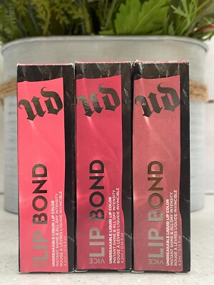 Urban Decay Vice Lip Bond Glossy Liquid Lipstick (You Pick) NIB