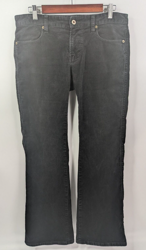 Polo Jeans Co. Ralph Lauren Corduroy Black Pants Women's 8x32 Flap Back Pockets - Picture 3 of 12