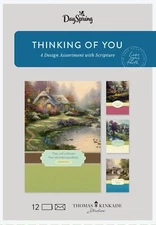 DaySpring - Thomas Kinkade Painter of Light - Thinking of You - 4 Design Asso...