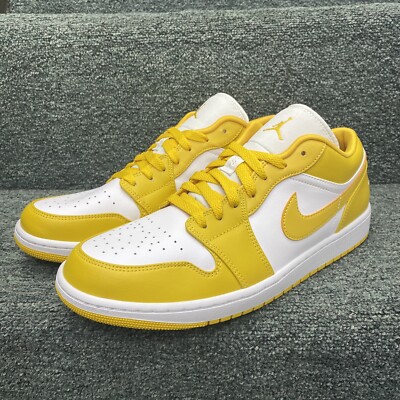 【NIKE】AIR JORDAN 1 LOW WHITE POLLEN Nike Air Jordan 1 Low Pollen White Low Top Sneakers 553560