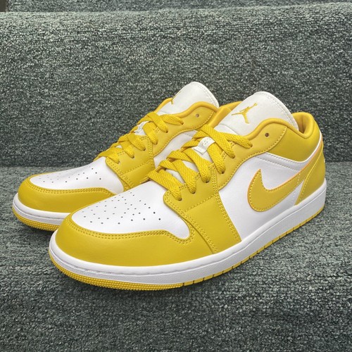 Nike Air Jordan 1 Low Pollen Mens 12 553558-171 Basketball Sneakers Deadstock - Picture 3 of 7