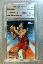 KARA WOLTERS 2000 Topps Team USA Gem Mint 10 Basketball Card WNBA U Conn Huskies