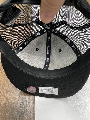 Herren Chicago Cubs New Era schwarz Trucker 9FIFTY Snapback Mütze Kappe Patch C Logo - Bild 11 von 13