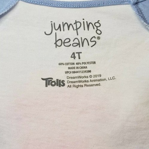 Jumping Beans Toddler Girls Long Sleeve Trolls Sparkle Group Graphic Tee 4T - 第 4/8 張圖片