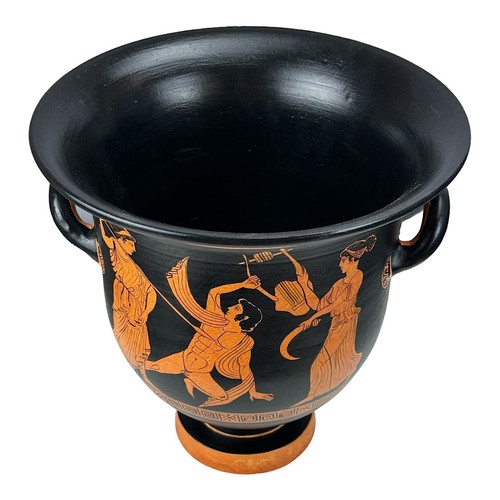 Dionysos Satyr Tod des Orpheus Krater Vase Antike griechische Keramik Kopie - Bild 9 von 9