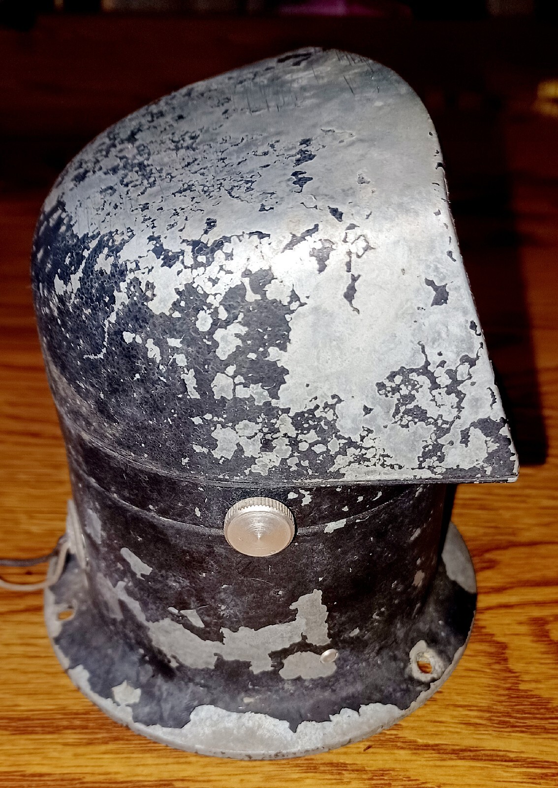 VINTAGE AIRGUIDE BOAT COMPASS WITH METAL HOOD CHICAGO USA BOAT