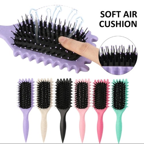 Curl Defining Brush Comb Curly Hair Brush Curl Brush Hair Brush Styling Brush 3X - Picture 5 of 18