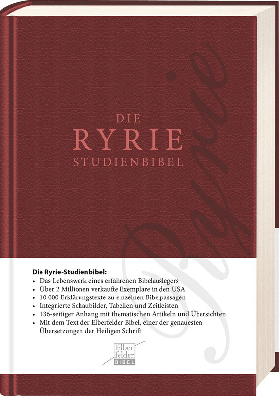 Charles C. Ryrie / Ryrie-studienbibel - Ital. Kunstleder
