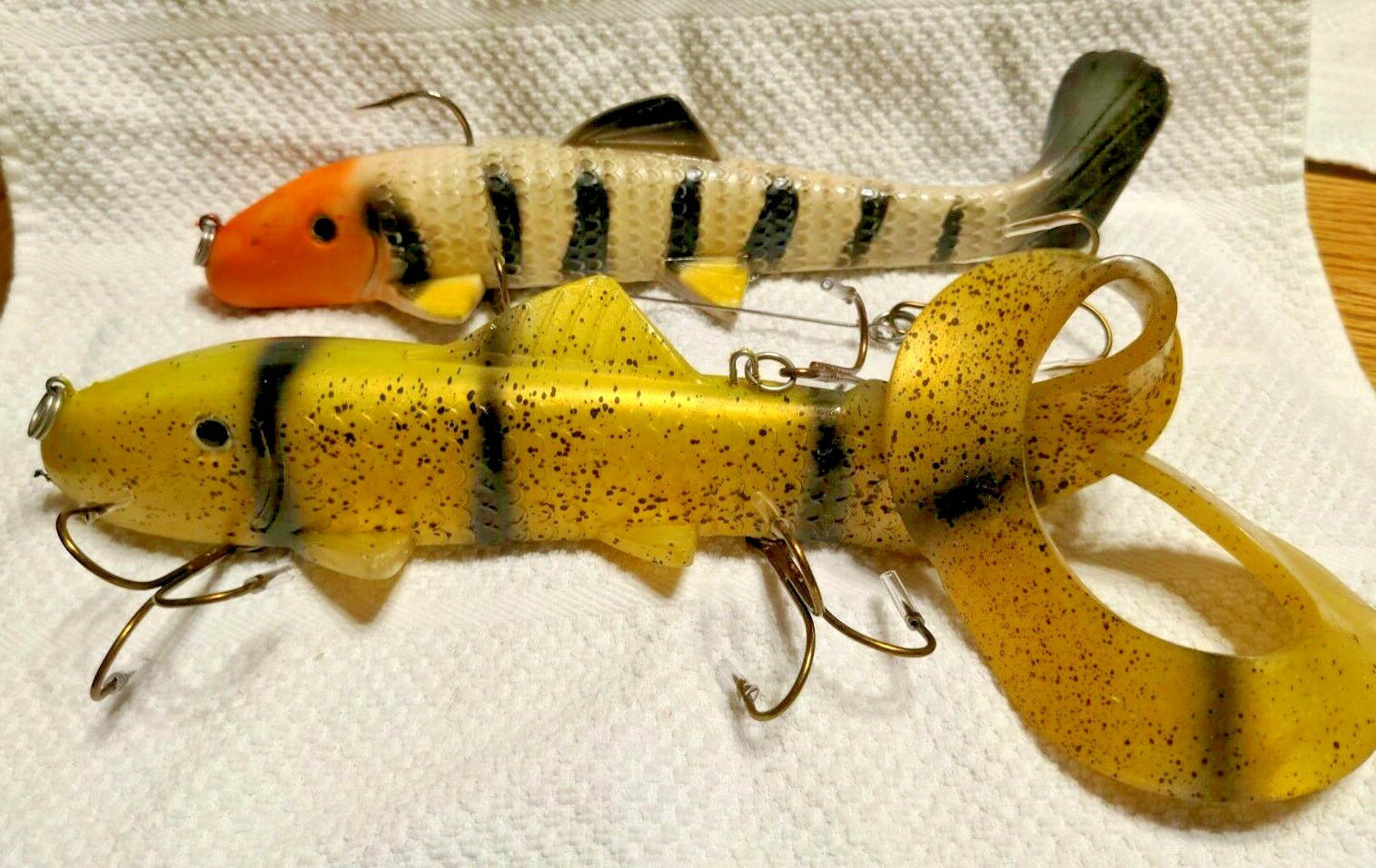 Curly Sue SUICK  Musky Lure 9" and Paddle tail "Other" Rubber Bait! - Image 3