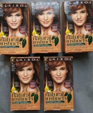 Pack of 5 CLAIROL NATURAL INSTINCTS 6R BRIGHT AUBURN BROWN FORMER 20RB 