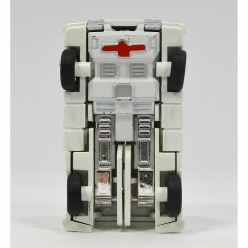 Vintage TONKA GOBOTS "REST-Q" #26 Friendly ROBOT AMBULANCE w/ ORIGINAL CARD-BACK - Picture 8 of 9