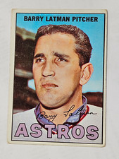 1967 Topps #28 Barry Latman Houston Astros EXCELLENT Actual card is scanned.