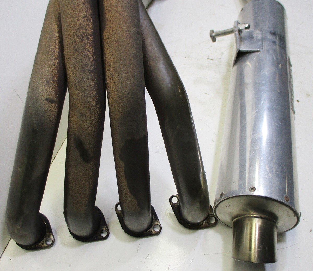 1996 Kawasaki ZX6R ZX600 Ninja Muzzy Full Exhaust System 1996 Kawasaki ZX6R ZX600 Ninja Muzzy Full Exhaust System