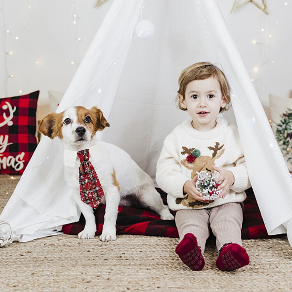 Exquisite Cat Dog Bow Ties Christmas Dog Ties Collar Ornaments Gifts