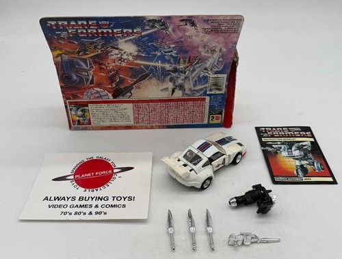 1984 Jazz komplett mit Box G1 Transformers Auto Figur - Bild 4 von 4