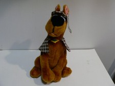 Scooby Doo Sherlock Detective Plush Toy 12" Cartoon Network Vintage 1997