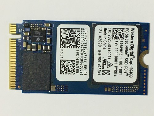 WD PC SN530 SDBPMPZ-1T00-1001 1TB M.2 2242 SSD PCIe Gen3 x4 NVMe Read Speed 2400 - Picture 6 of 8
