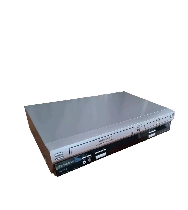 整備品】 Panasonic ビデオ一体型DVDプレーヤー NV-VP33-S