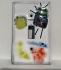 Stunning Dan McCann Enameled Single (1) Light Switch Plate Cover