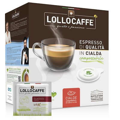 Lollo Coffee Pods Classic Blend Paper Filter ESE 44MM Compostable ECO
