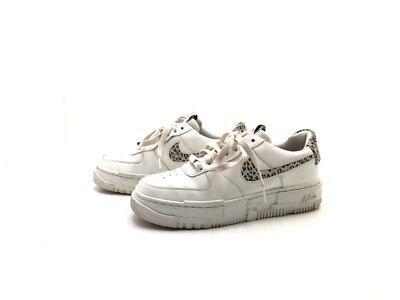 Nike Air Force 1 Pixel Zebra Damen Halbschuhe Sneaker Sportschuh Weiß Gr. 38,5